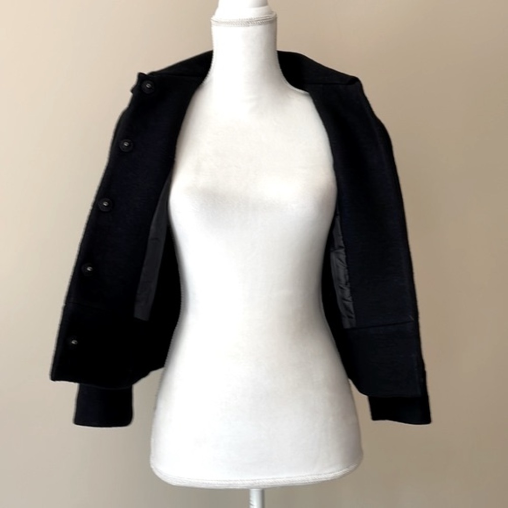 Club Monaco Black Wool Cropped Jacket - Picture 6 of 13